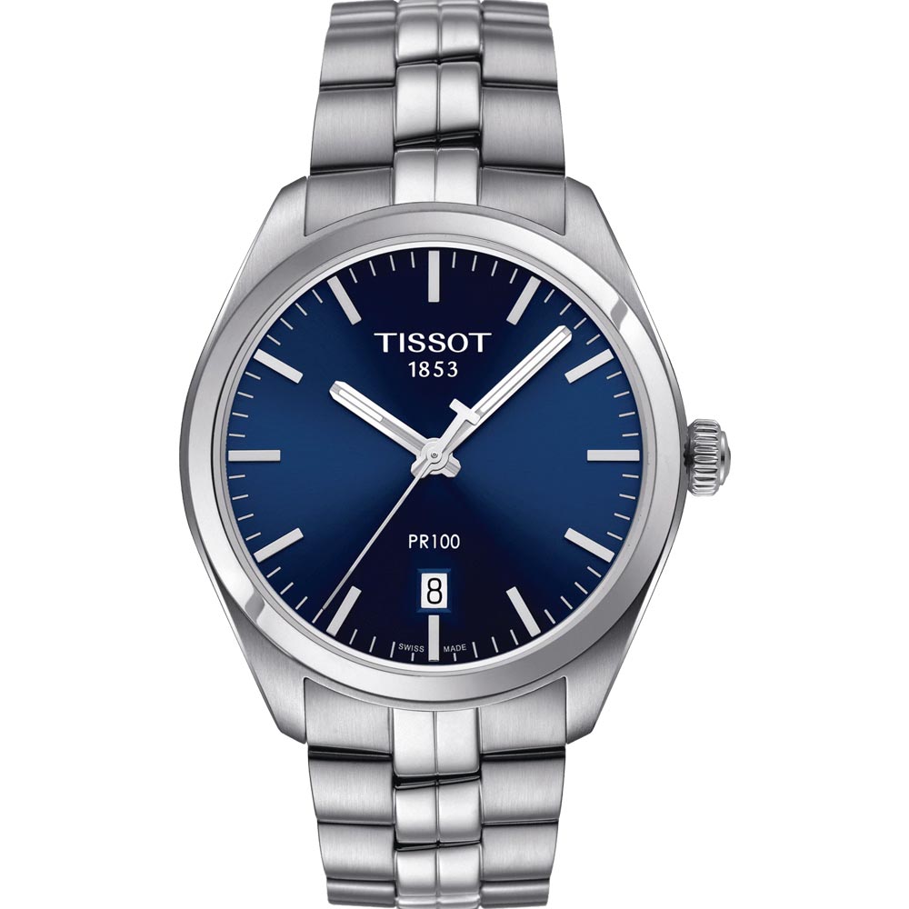 Tissot PR 100 Sport Chic 39mm Blue Dial Watch For Men - T101.410.11.041.00 Buy Now By Tissot