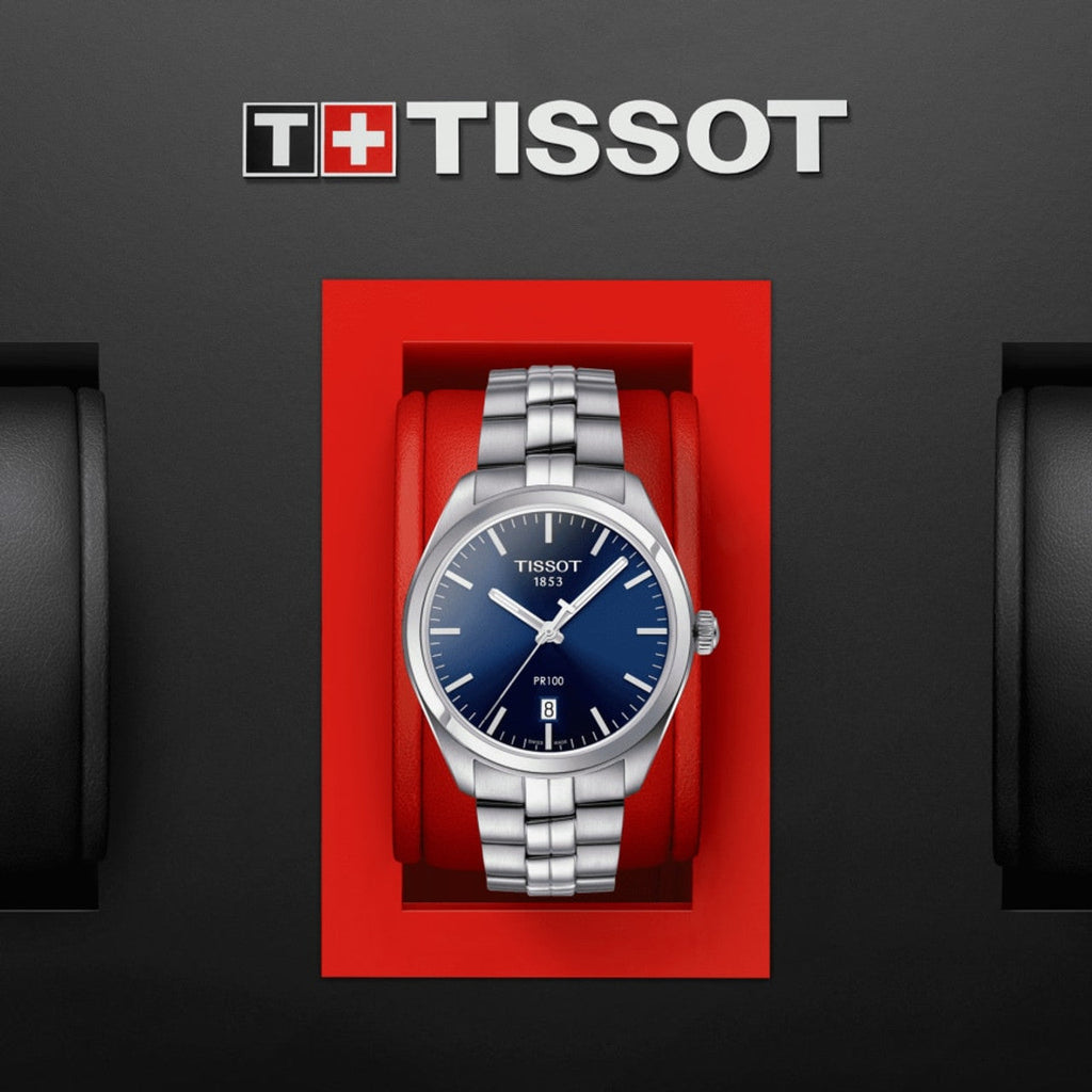 Tissot PR 100 Sport Chic 39mm Blue Dial Watch For Men - T101.410.11.041.00 Buy Now By Tissot