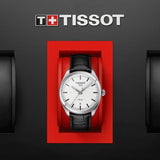 Tissot T Classic PR 100 White Dial Black Leather Strap Watch for Men - T101.410.16.031.00 Buy Now By Tissot