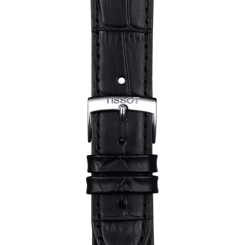 Tissot T Classic PR 100 White Dial Black Leather Strap Watch for Men - T101.410.16.031.00 Buy Now By Tissot