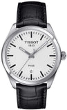 Tissot T Classic PR 100 White Dial Black Leather Strap Watch for Men - T101.410.16.031.00 Buy Now By Tissot