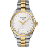 Tissot T Classic PR 100 White Dial Two Tone Steel Strap Watch for Men - T101.410.22.031.00 Buy Now By Tissot