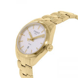 Tissot T Classic PR 100 Quartz White Dial Gold Steel Strap Watch for Men - T101.410.33.031.00 Buy Now By Tissot