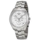 Tissot T Classic PR 100 Chronograph Silver Dial Silver Steel Strap Watch For Men - T101.417.11.031.00 Buy Now By Tissot