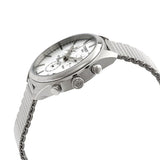 Tissot PR 100 Chronograph White Dial Silver Mesh Bracelet Watch For Men - T101.417.11.031.02 Buy Now By Tissot