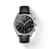 Tissot PR 100 Chronograph Black Dial Black Leather Strap Watch For Men - T101.417.16.051.00 Buy Now By Tissot