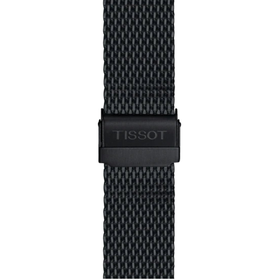 Tissot T Classic PR 100 Chronograph Black Dial Black Mesh Bracelet Watch For Men - T101.417.33.051.00 Buy Now By Tissot