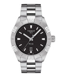 Tissot PR 100 Sport Quartz Black Dial Silver Steel Strap Watch For Men - T101.610.11.051.00 Buy Now By Tissot