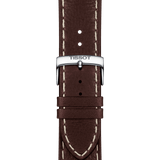 Tissot PR 100 Sport Silver Dial Brown Leather Strap Watch For Men - T101.610.16.031.00 Buy Now By Tissot