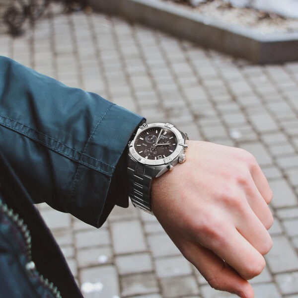 Tissot T Classic PR 100 Sport Chronograph Black Dial Silver Steel Strap Watch for Men - T101.617.11.051.00 Buy Now By Tissot