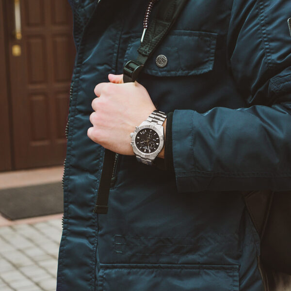 Tissot T Classic PR 100 Sport Chronograph Black Dial Silver Steel Strap Watch for Men - T101.617.11.051.00 Buy Now By Tissot