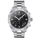 Tissot T Classic PR 100 Sport Chronograph Black Dial Silver Steel Strap Watch for Men - T101.617.11.051.00 Buy Now By Tissot