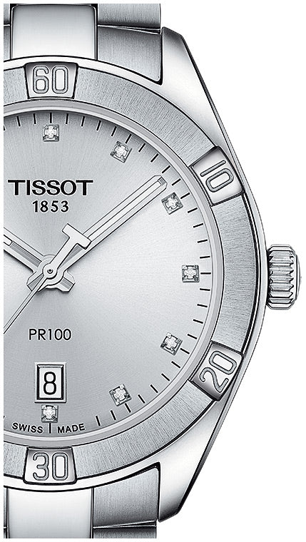 Tissot T Classic PR 100 Sport Chic Lady Watch For Women - T101.910.11.036.00 Buy Now By Tissot
