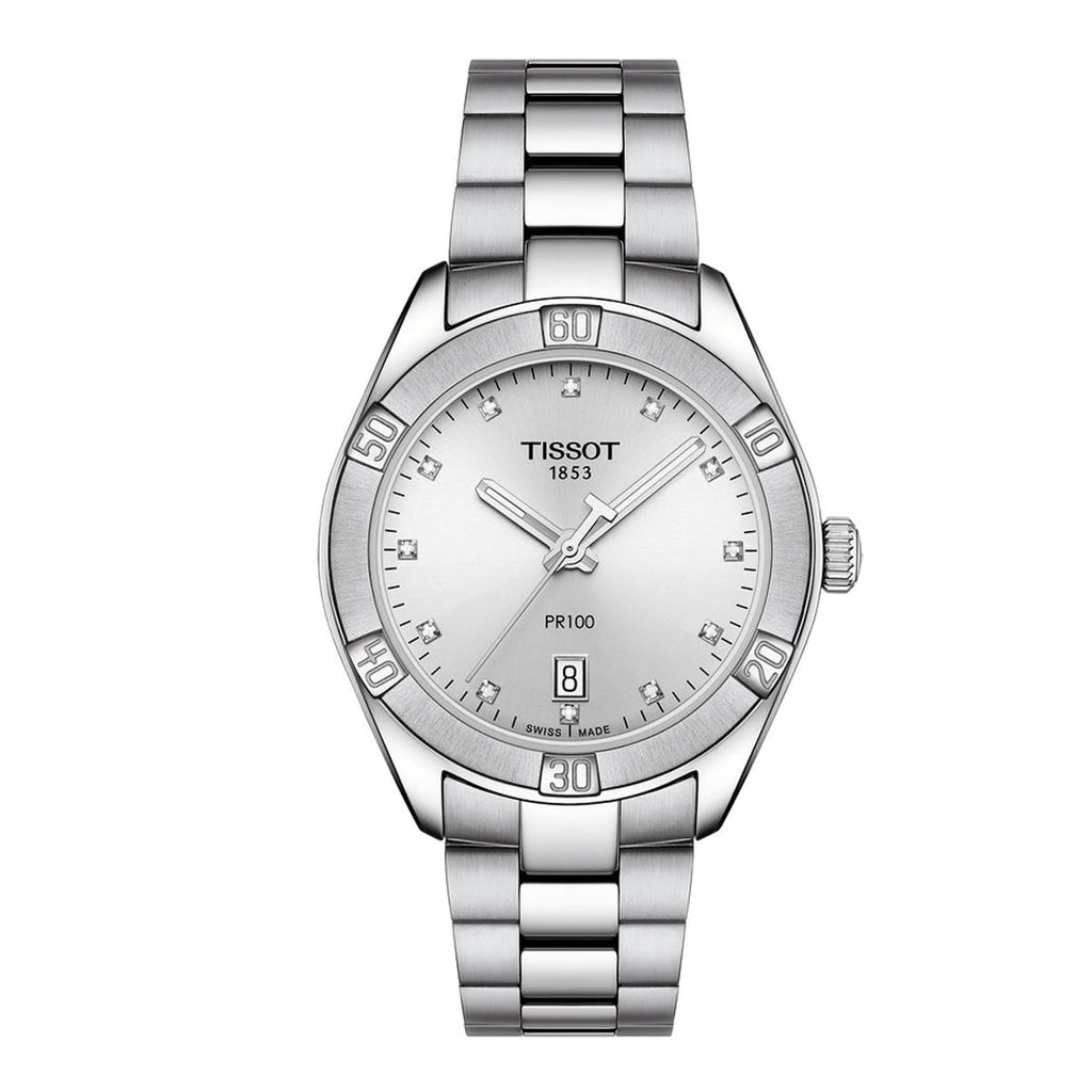 Tissot T Classic PR 100 Sport Chic Lady Watch For Women - T101.910.11.036.00 Buy Now By Tissot
