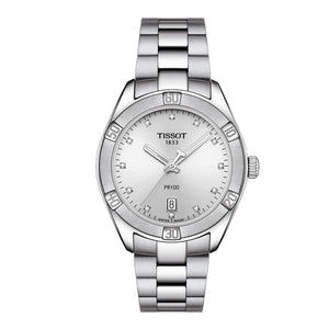 Tissot T Classic PR 100 Sport Chic Lady Watch For Women - T101.910.11.036.00 Buy Now By Tissot