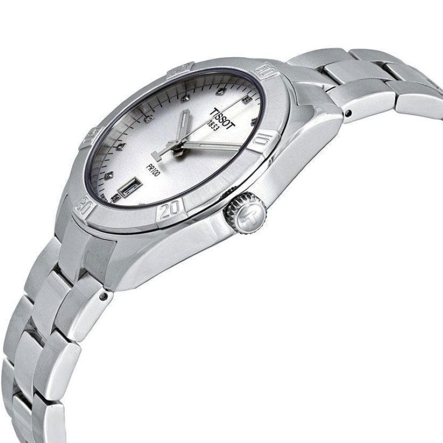 Tissot T Classic PR 100 Sport Chic Lady Watch For Women - T101.910.11.036.00 Buy Now By Tissot