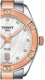 Tissot PR 100 Sport Chic Diamonds Mother of Pearl Dial Two Tone Steel Strap Watch for Women - T101.910.22.116.00 Buy Now By Tissot
