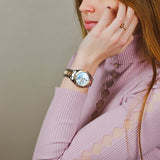 Tissot PR 100 Sport Chic Diamonds Mother of Pearl Dial Two Tone Steel Strap Watch for Women - T101.910.22.116.00 Buy Now By Tissot