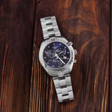 Tissot PR 100 Sport Chic Chronograph Diamonds Blue Dial Silver Steel Strap Watch for Women - T101.917.11.046.00 Buy Now By Tissot