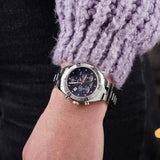 Tissot PR 100 Sport Chic Chronograph Diamonds Blue Dial Silver Steel Strap Watch for Women - T101.917.11.046.00 Buy Now By Tissot