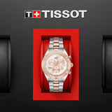 Tissot PR 100 Sport Chic Chronograph Mother of Pearl Dial Two Tone Steel Strap Watch for Women - T101.917.22.151.00 Buy Now By Tissot