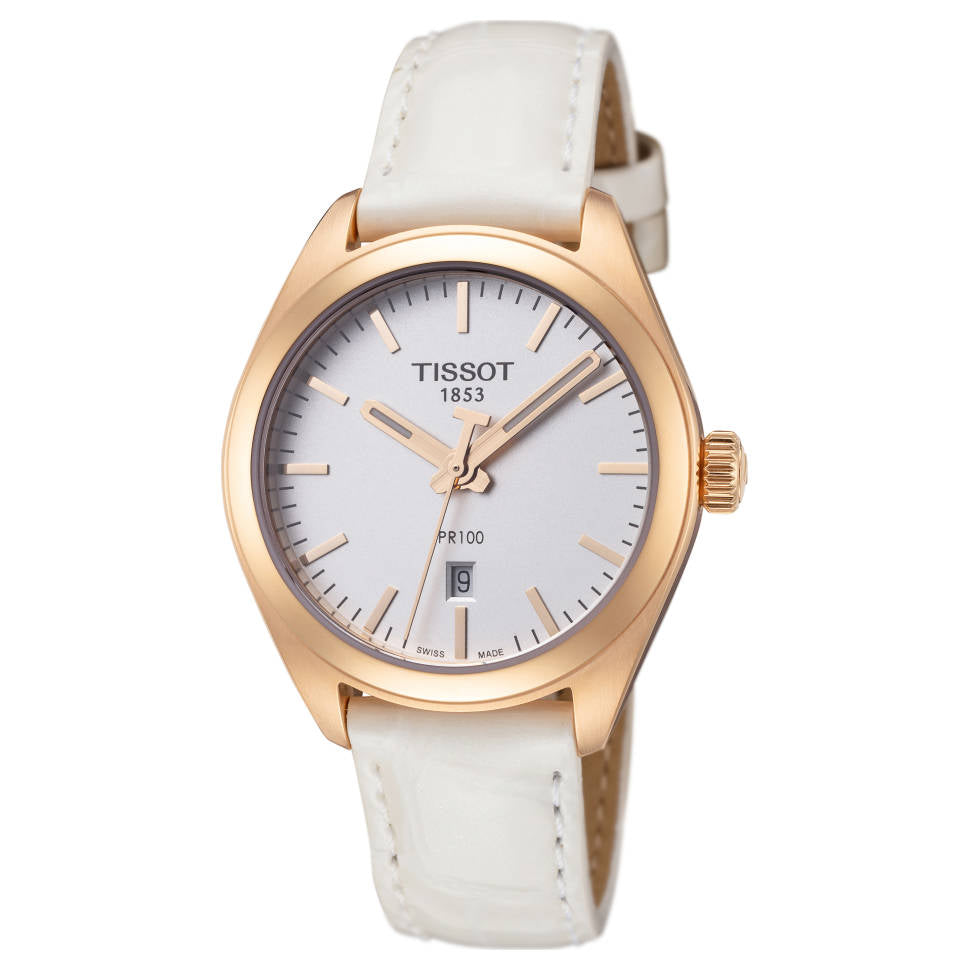 Tissot T Classic PR 100 Lady Silver Dial Watch For Women - T101.210.36.031.01 Buy Now By Tissot