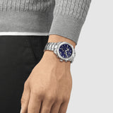 Tissot PR 100 Sport Quartz Chronograph Blue Dial Silver Steel Strap Watch For Men - T101.617.11.041.00 Buy Now By Tissot