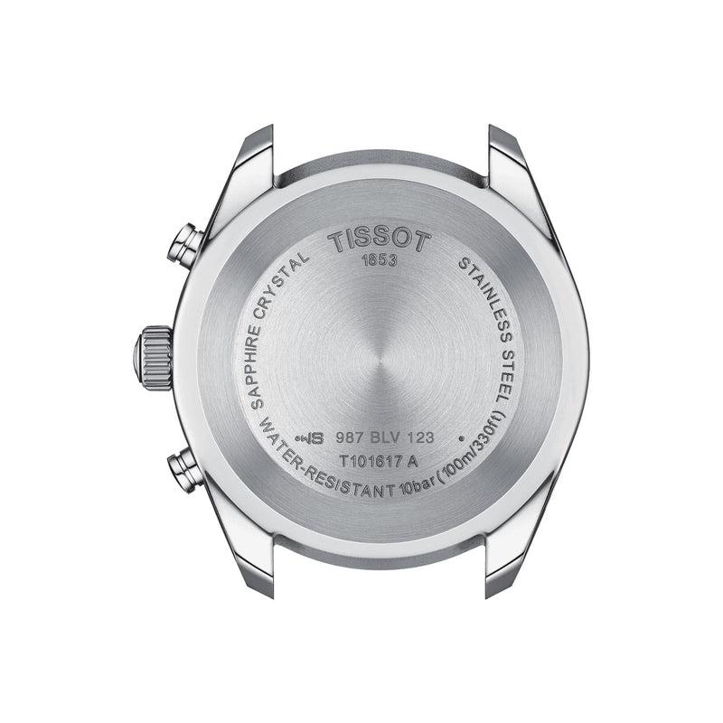 Tissot PR 100 Sport Quartz Chronograph Black Dial Black Leather Strap Watch For Men - T101.617.16.051.00 Buy Now By Tissot