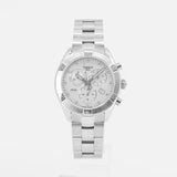 Tissot PR 100 Sport Chic Chronograph Diamonds Mother of Pearl Dial Silver Steel Strap Watch for Women - T101.917.11.116.00 Buy Now By Tissot