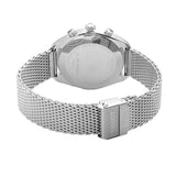 Tissot PR 100 Chronograph White Dial Silver Mesh Bracelet Watch For Men - T101.417.11.031.02 Buy Now By Tissot