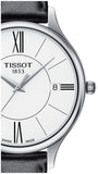 Tissot Bella Ora Round White Dial Black Leather Strap Watch For Women - T103.210.16.018.00 Buy Now By Tissot