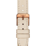 Tissot T Lady Bella Ora Mother of Pearl Dial Cream Leather Strap Watch for Women - T103.310.36.111.00 Buy Now By Tissot