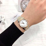 Tissot Ballade Powermatic 80 Mother of Pearl Silver Dial Two Tone Steel Strap Watch For Women - T108.208.22.117.00 Buy Now By Tissot