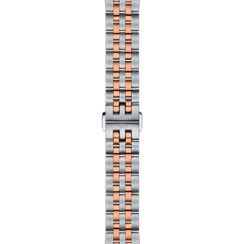 Tissot Ballade Powermatic 80 Cosc Mother of Pearl Dial Two Tone Steel Strap Watch For Women - T108.208.22.117.01 Buy Now By Tissot