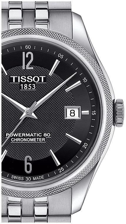 Tissot Ballade Powermatic 80 Cosc Black Dial Silver Steel Strap Watch For Men - T108.408.11.057.00 Buy Now By Tissot