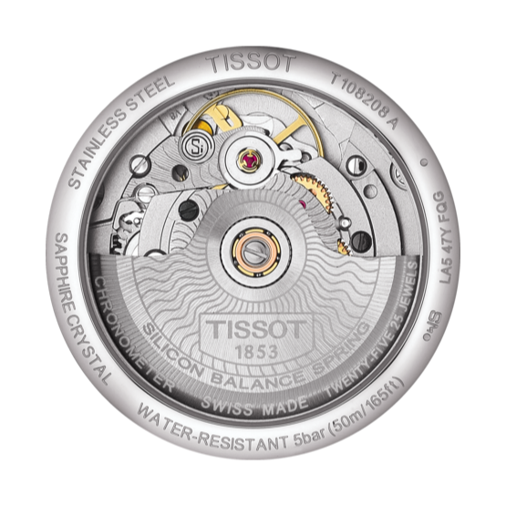 Tissot Ballade Powermatic 80 Automatic Mother of Pearl Dial Silver Steel Strap Watch For Women - T108.208.11.117.00 Buy Now By Tissot