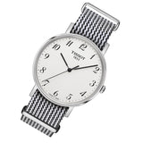 Tissot T Classic Everytime Medium White Dial Two Tone NATO Strap Watch for Women - T109.410.18.032.00 Buy Now By Tissot