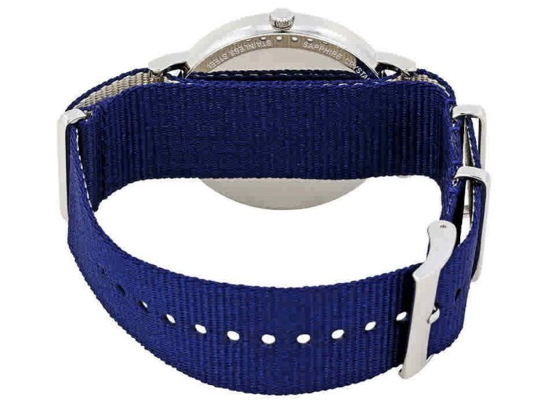 Tissot T Classic Everytime Large White Dial Blue NATO Strap Watch For Men - T109.610.17.037.00 Buy Now By Tissot