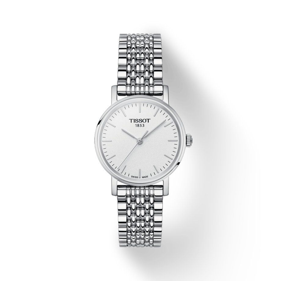 Tissot Everytime Small White Dial Silver Mesh Bracelet Watch For Women - T109.210.11.031.00 Buy Now By Tissot