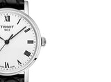 Tissot Everytime Medium White Dial Black Leather Strap Watch For Men - T109.410.16.033.01 Buy Now By Tissot
