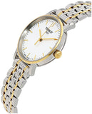 Tissot T Classic Everytime Small White Dial Two Tone Mesh Bracelet Watch For Women - T109.210.22.031.00 Buy Now By Tissot