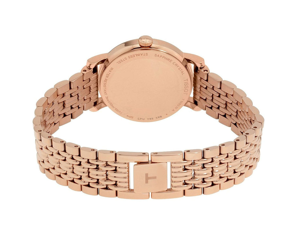 Tissot T Classic Everytime Small White Dial Rose Gold Mesh Bracelet Watch For Women - T109.210.33.031.00 Buy Now By Tissot