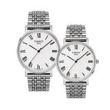 Tissot T Classic Everytime White Dial Silver Mesh Bracelet Watch For Men - T109.410.11.033.00 Buy Now By Tissot