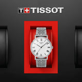 Tissot T Classic Everytime White Dial Silver Mesh Bracelet Watch For Men - T109.410.11.033.00 Buy Now By Tissot