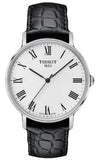 Tissot Everytime Medium White Dial Black Leather Strap Watch For Men - T109.410.16.033.01 Buy Now By Tissot