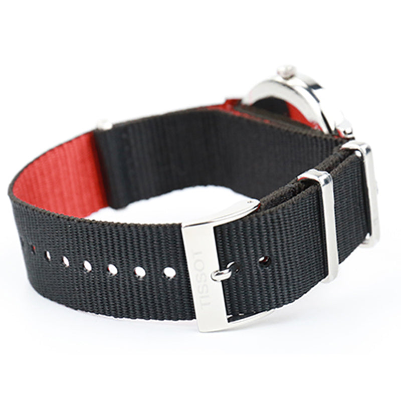 Tissot Everytime Medium Black Dial Black NATO Strap Watch For Men - T109.410.17.077.00 Buy Now By Tissot