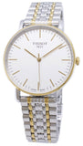Tissot Everytime Medium White Dial Two Tone Mesh Bracelet Watch For Men - T109.410.22.031.00 Buy Now By Tissot