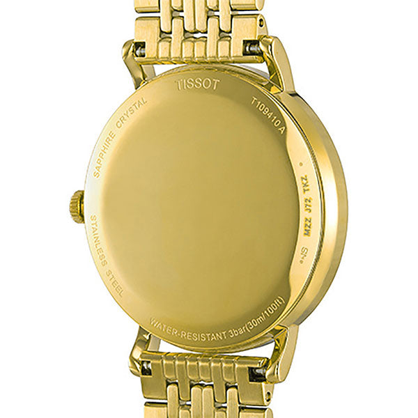 Tissot T Classic Everytime Medium Gold Dial Gold Mesh Bracelet Watch For Men - T109.410.33.021.00 Buy Now By Tissot