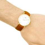 Tissot T Classic Everytime White Dial Brown Leather Strap Watch For Men - T109.410.36.031.00 Buy Now By Tissot
