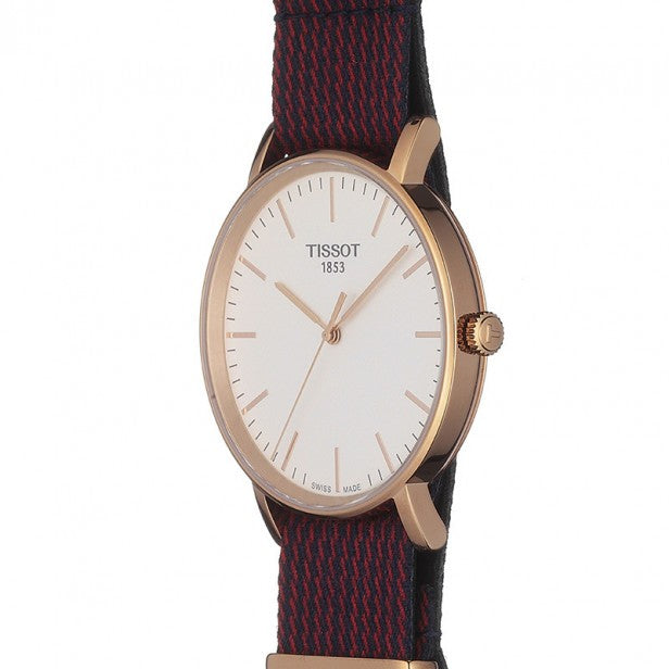 Tissot T Classic Everytime Medium White Dial Two Tone NATO Strap Watch for Men - T109.410.38.031.00 Buy Now By Tissot
